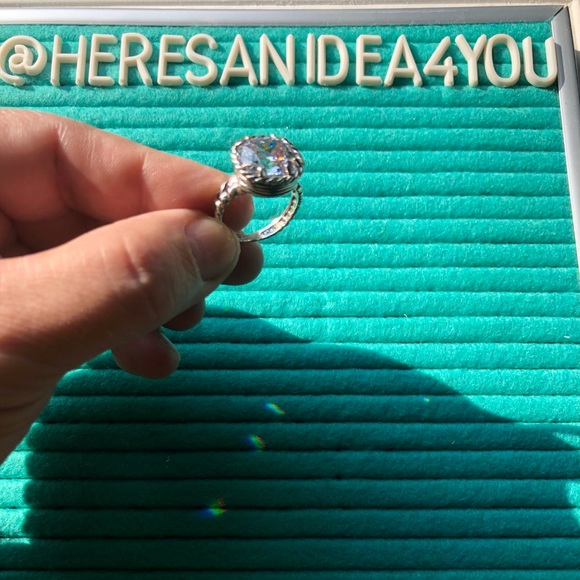 .925 silver and CZ  NIB Size 8 - Picture 4 of 7